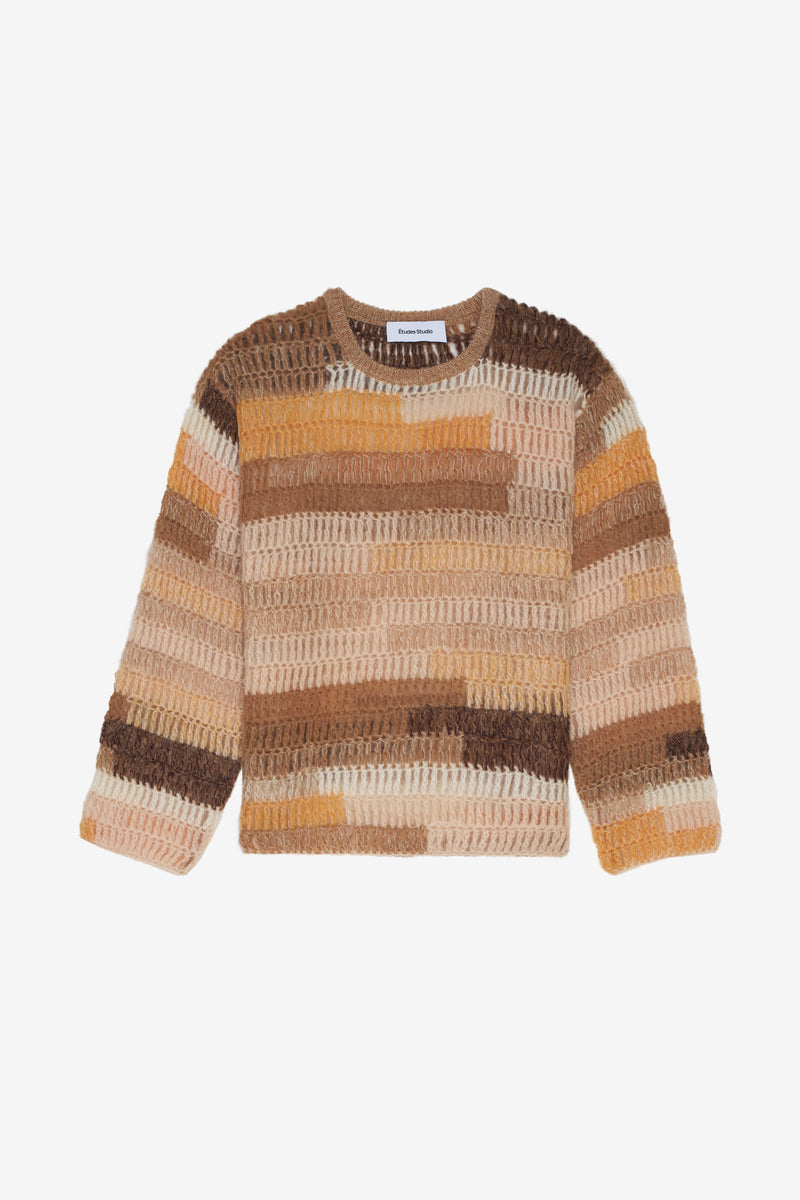 CROCHET ROUNDNECK BROWN 1