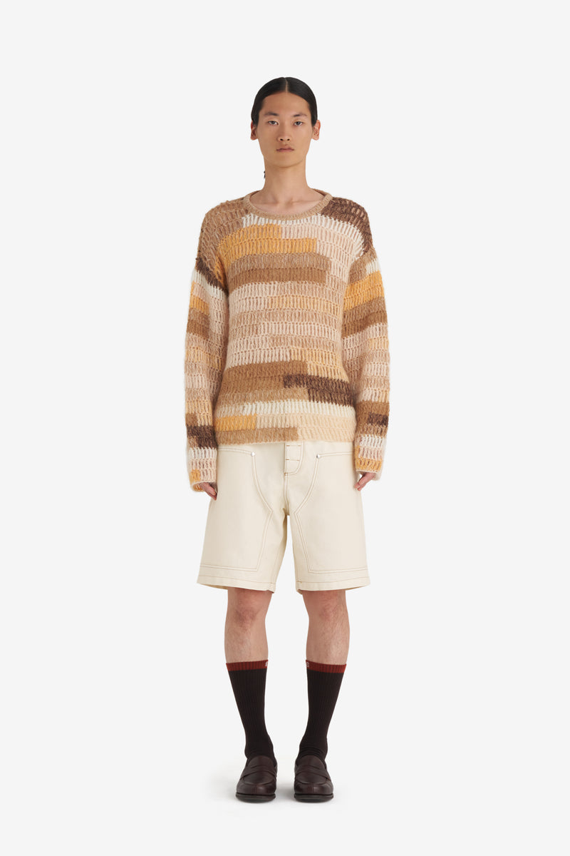 CROCHET ROUNDNECK BROWN 6