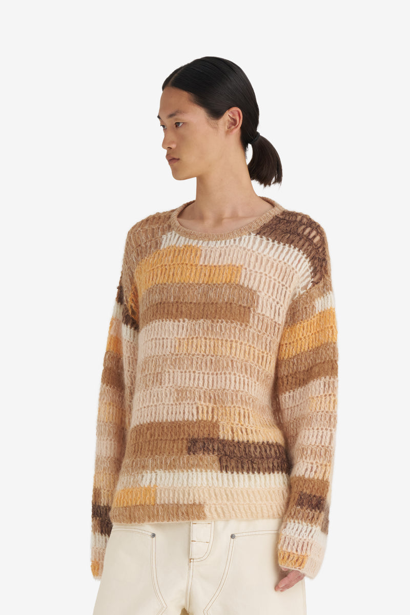CROCHET ROUNDNECK BROWN 3