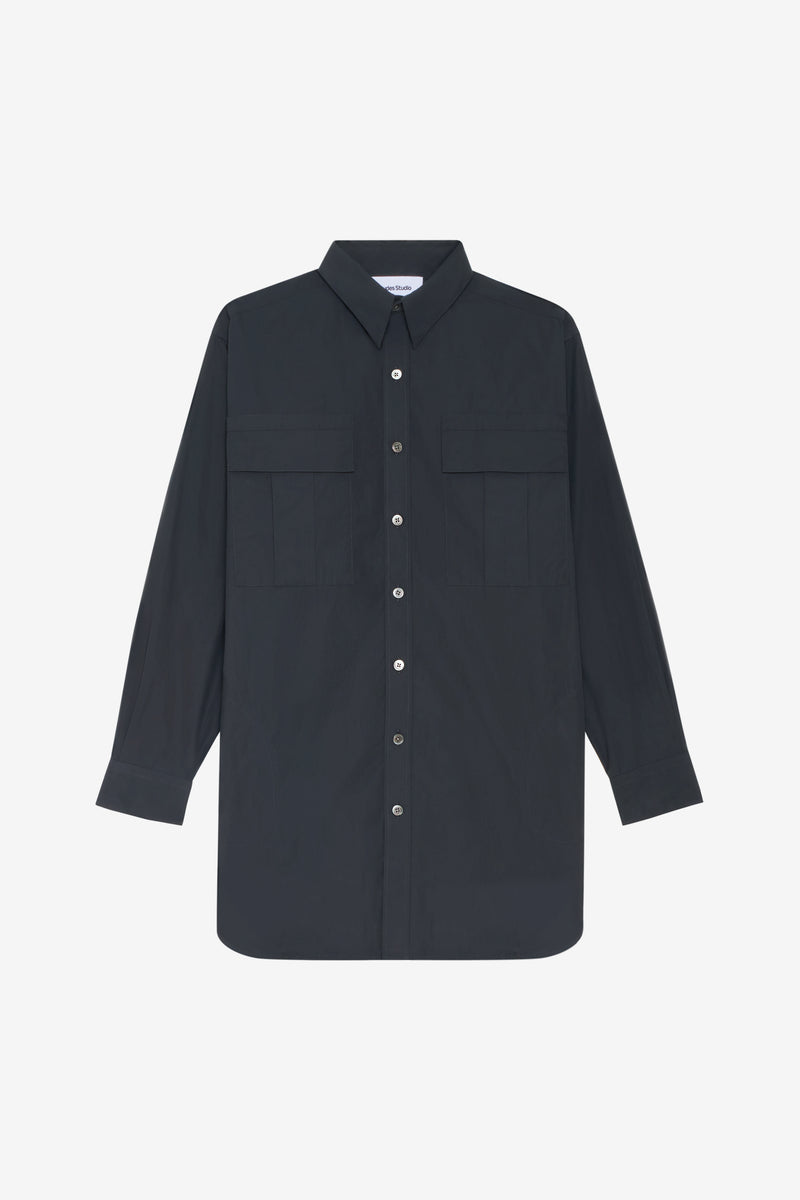 LONG SHIRT BLACK 1