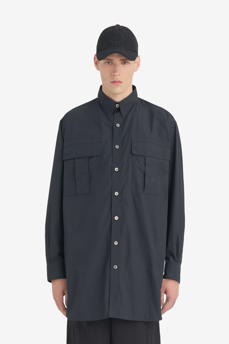LONG SHIRT BLACK 2