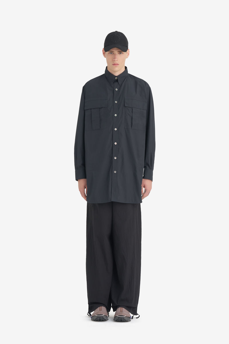 LONG SHIRT BLACK 7
