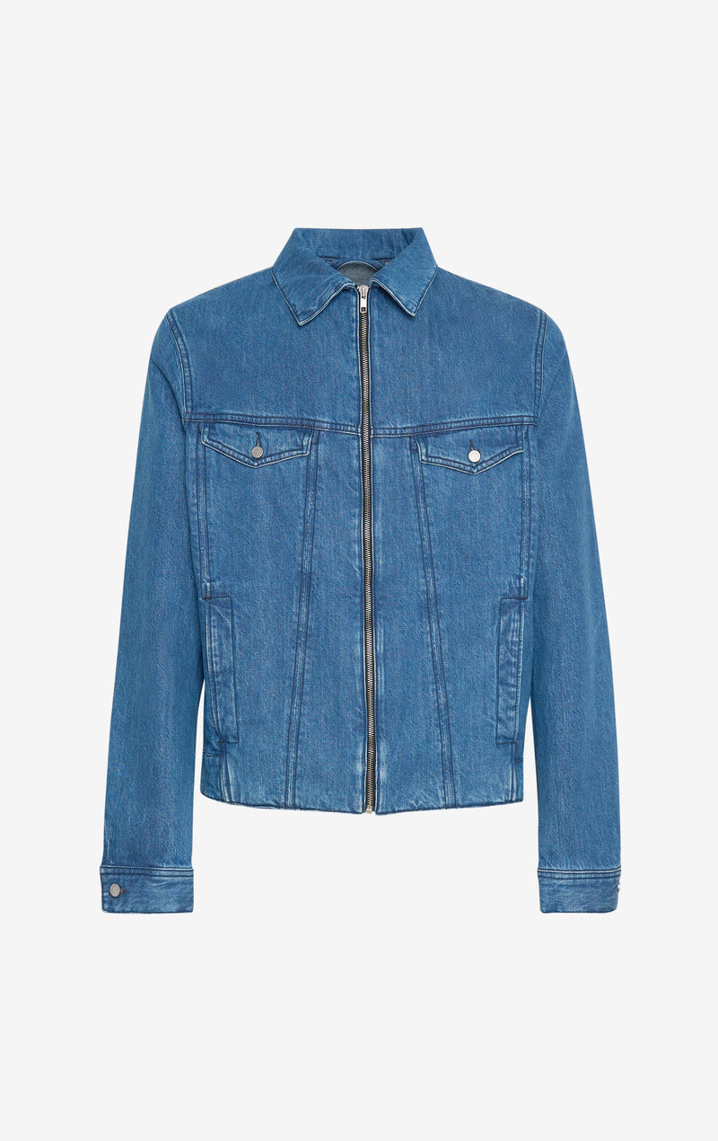 VESTE EN JEAN SLIM 42 / BLEU