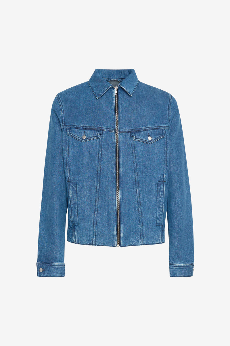 SLIM DENIM JACKET BLUE 1