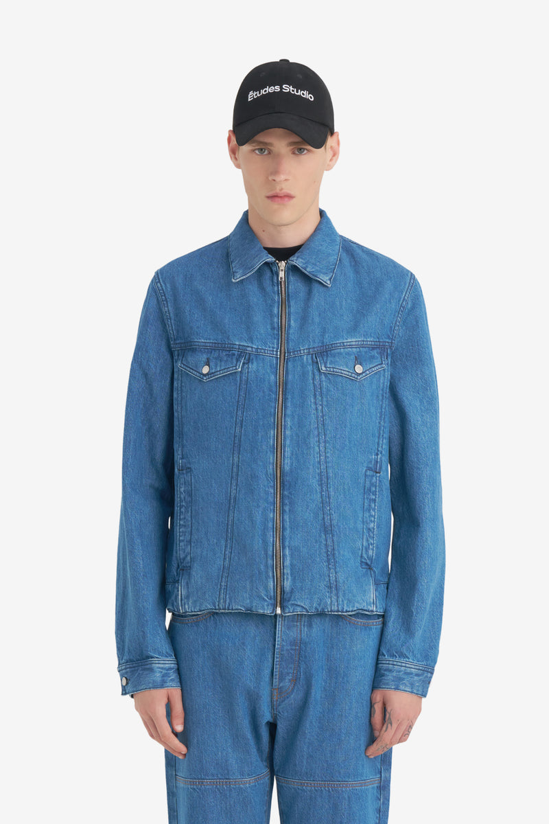 SLIM DENIM JACKET BLUE 2