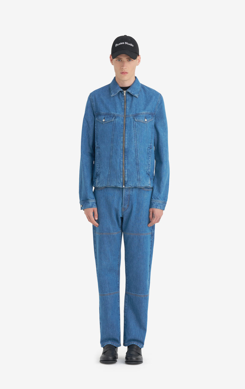 VESTE EN JEAN SLIM 42 / BLEU