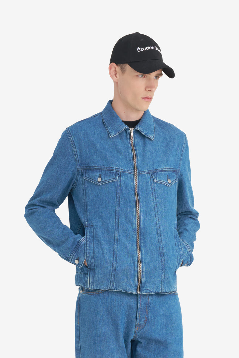 SLIM DENIM JACKET BLUE 3