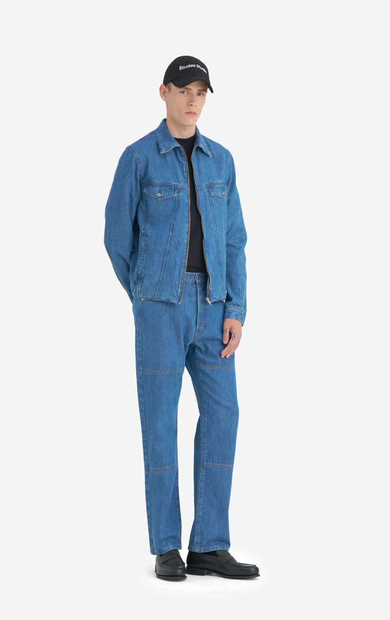 VESTE EN JEAN SLIM 42 / BLEU