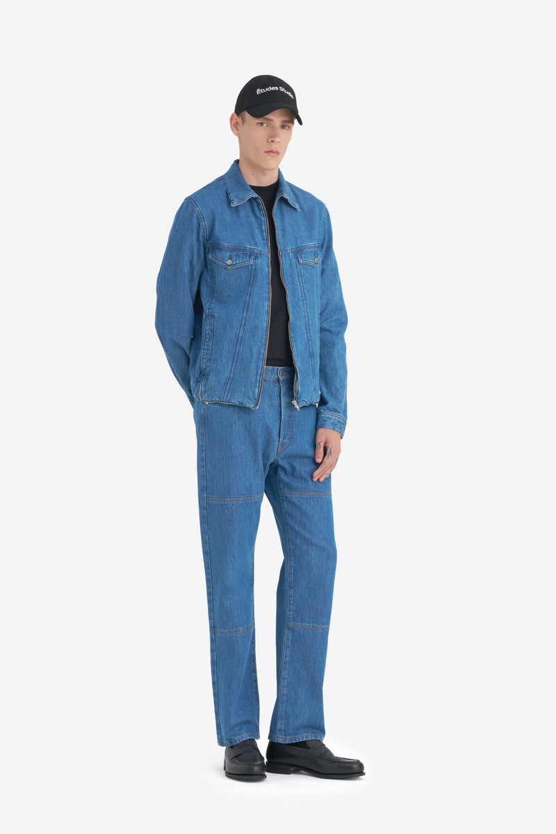 SLIM DENIM JACKET BLUE 5