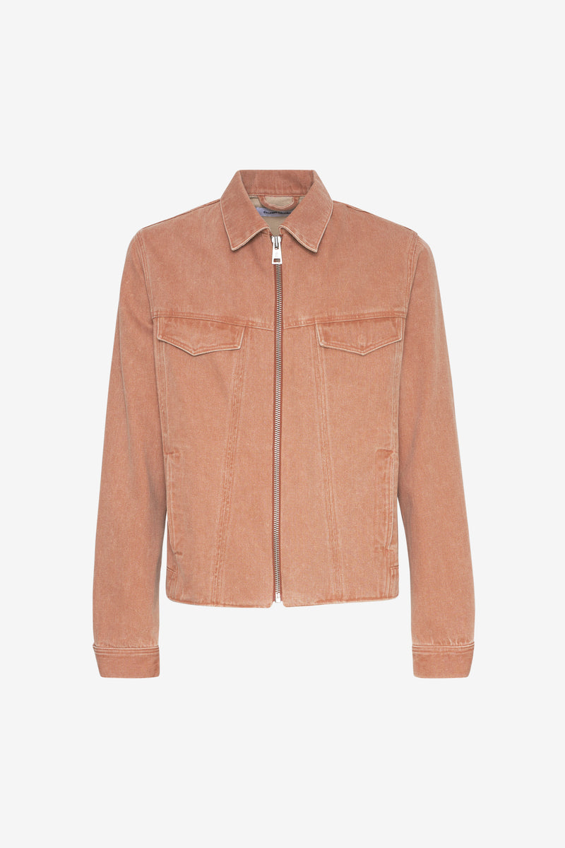SLIM DENIM JACKET APRICOT 1