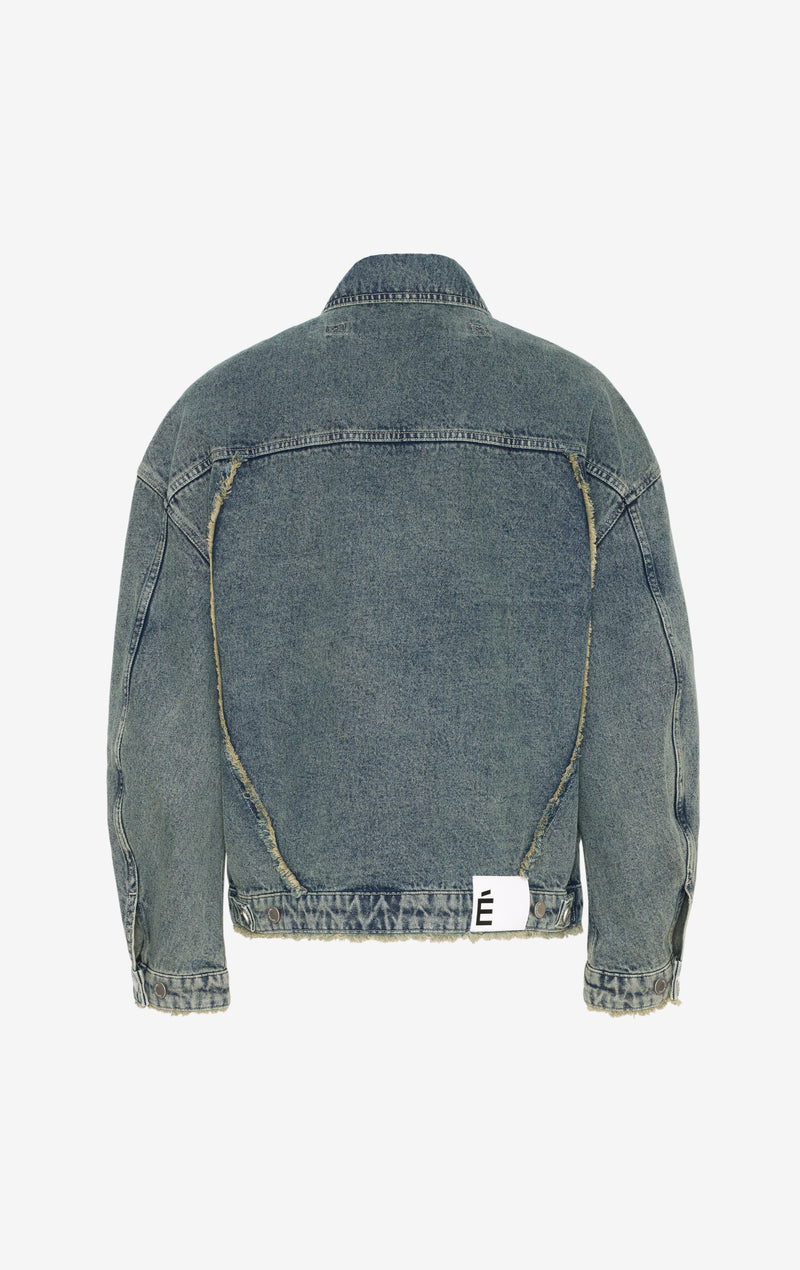 LOOSE DENIM JACKET ACID