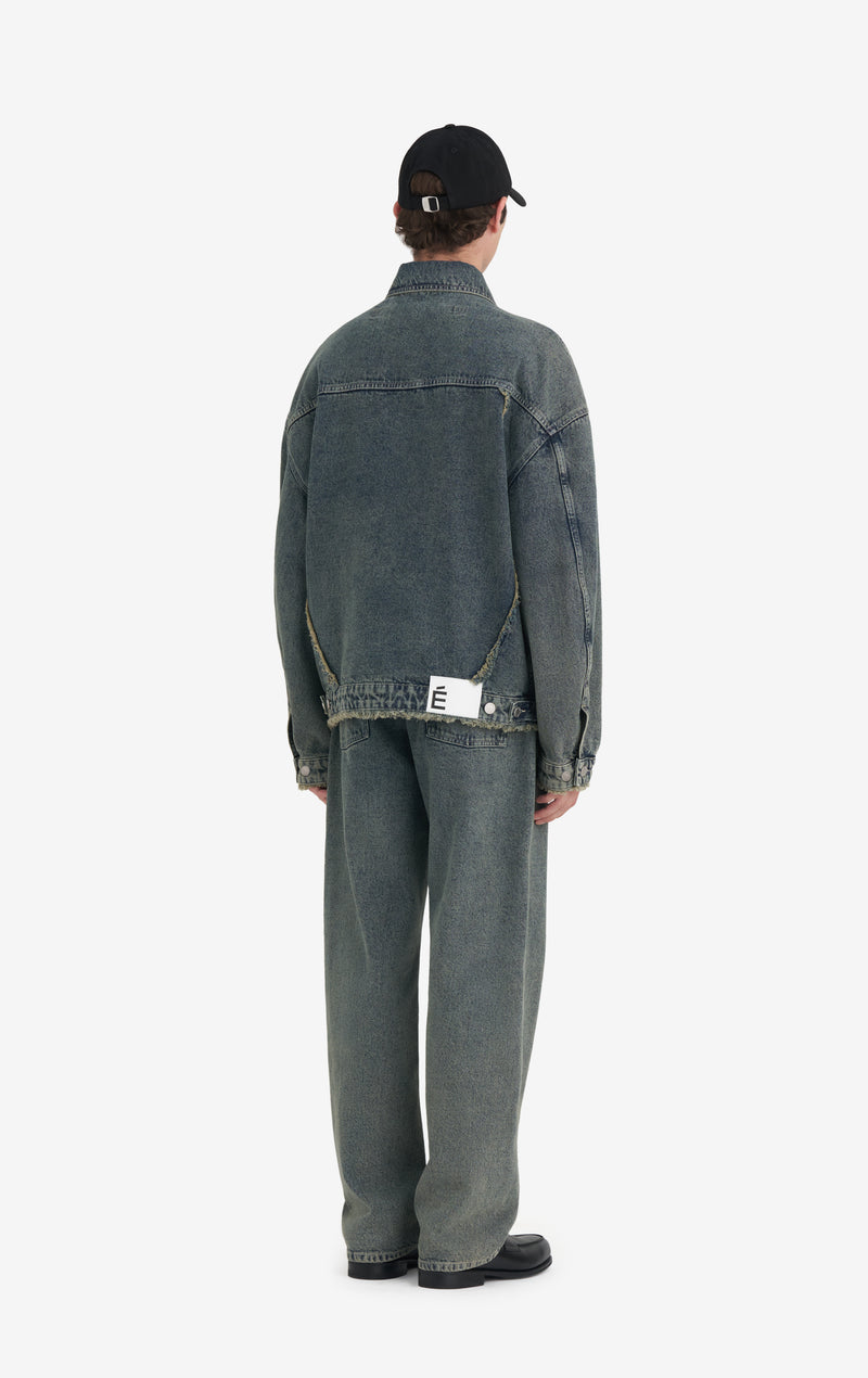 LOOSE DENIM JACKET ACID