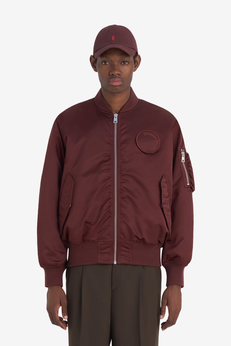 BOMBER JACKET DK RED 2