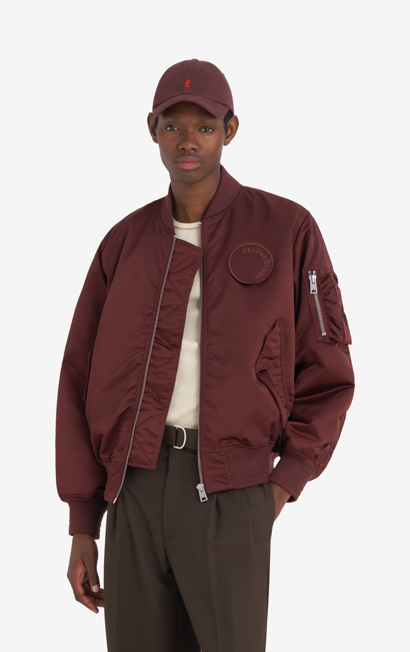 BOMBER JACKET 42 / DK RED