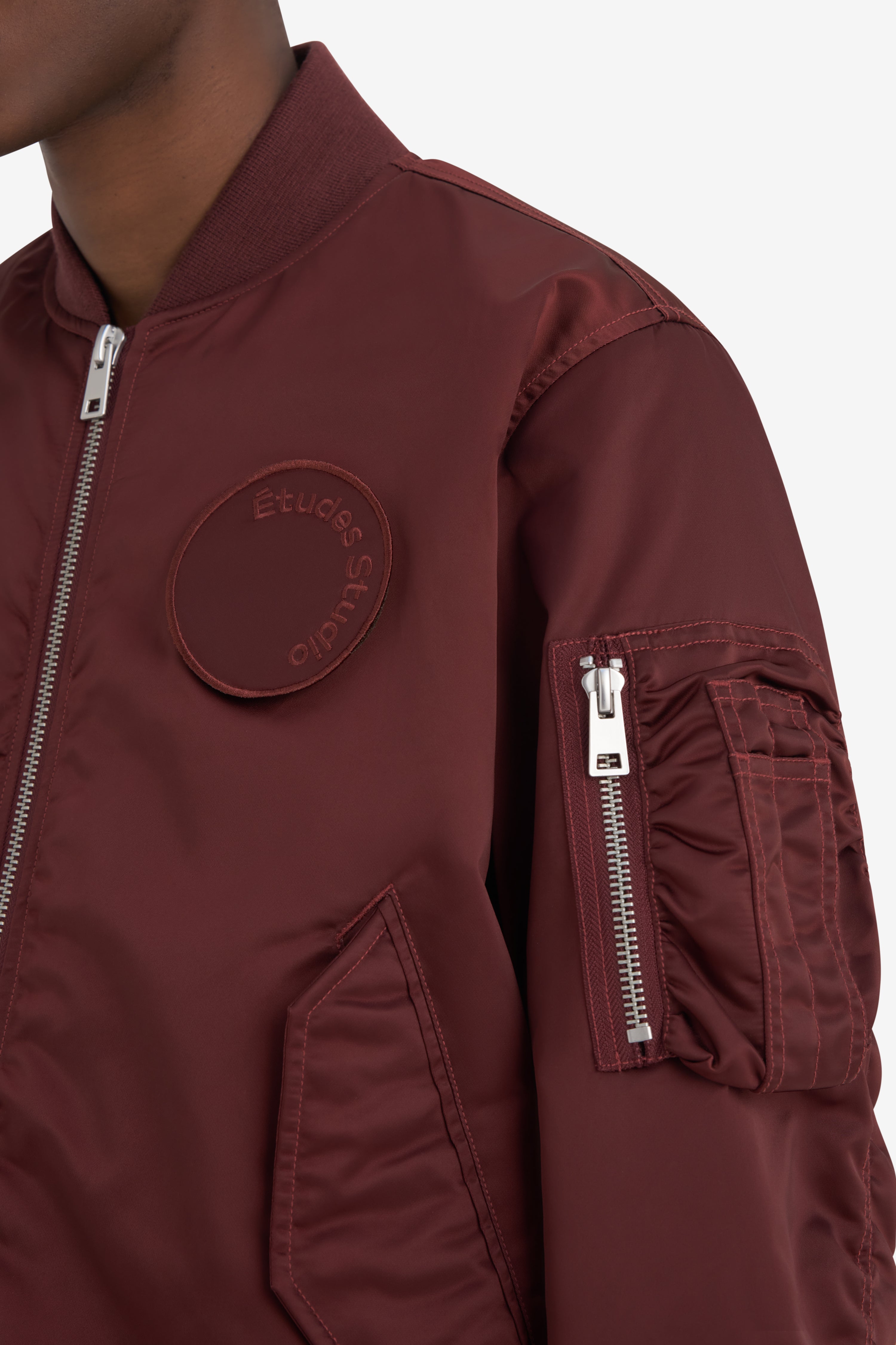 BOMBER JACKET DK RED | Études Studio