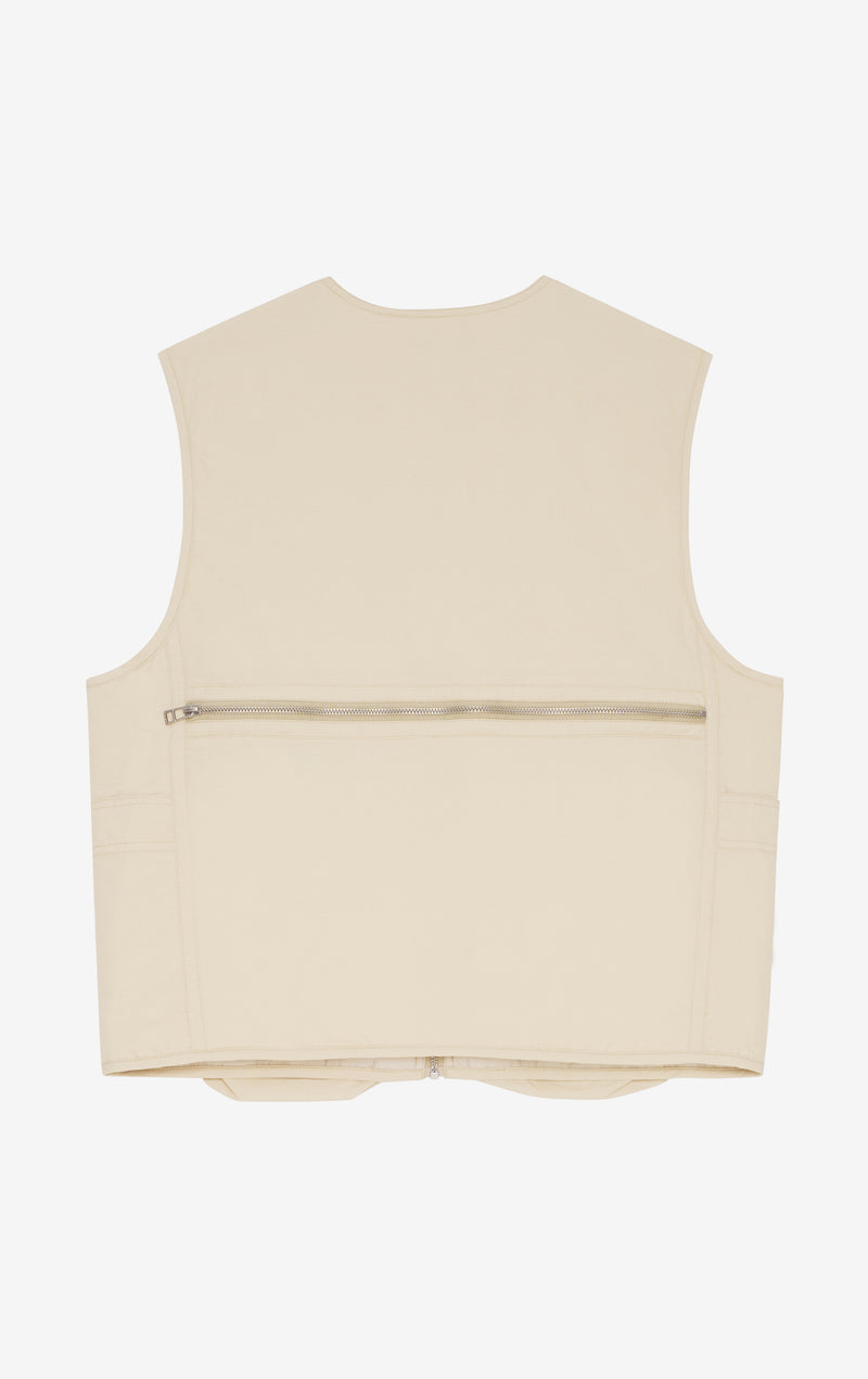 MULTIPOCKET VEST 42 / CREAM