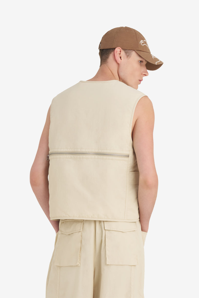 MULTIPOCKET VEST CREAM 6