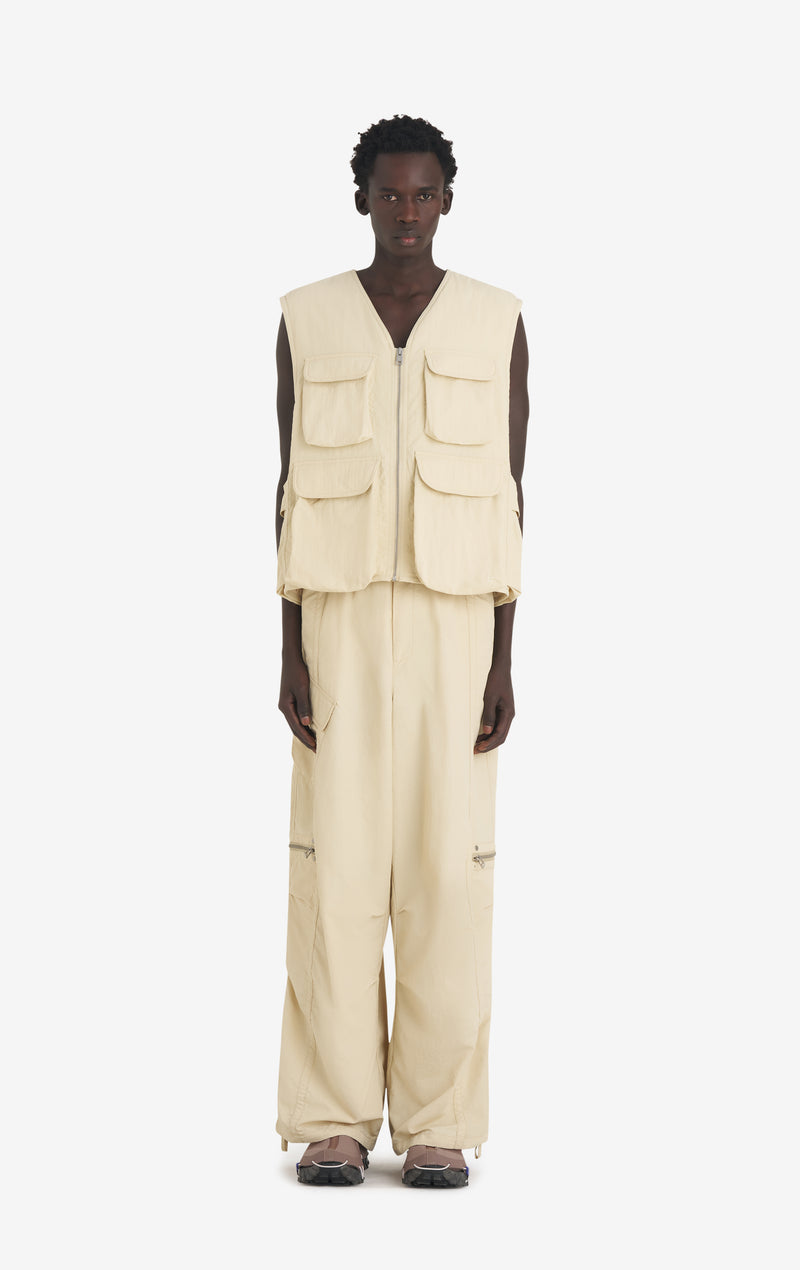 MULTIPOCKET VEST 42 / CREAM