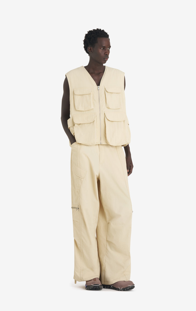 MULTIPOCKET VEST 42 / CREAM