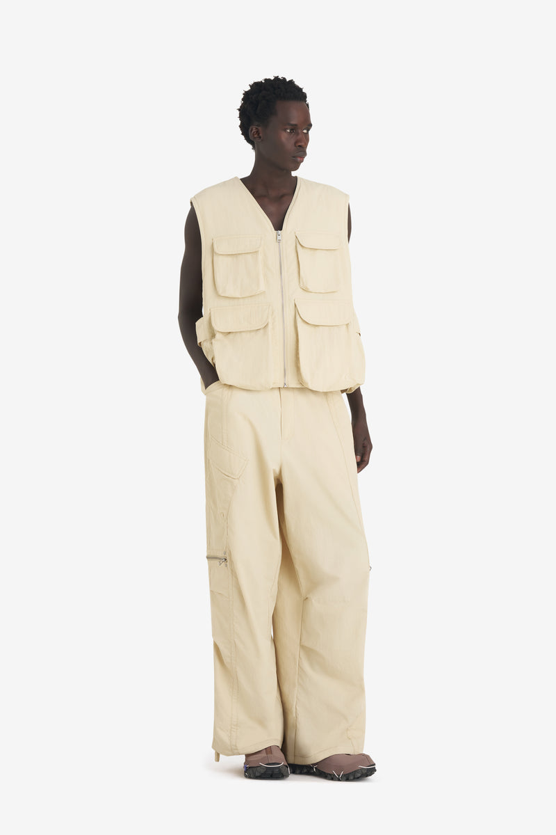 MULTIPOCKET VEST CRÈME 4
