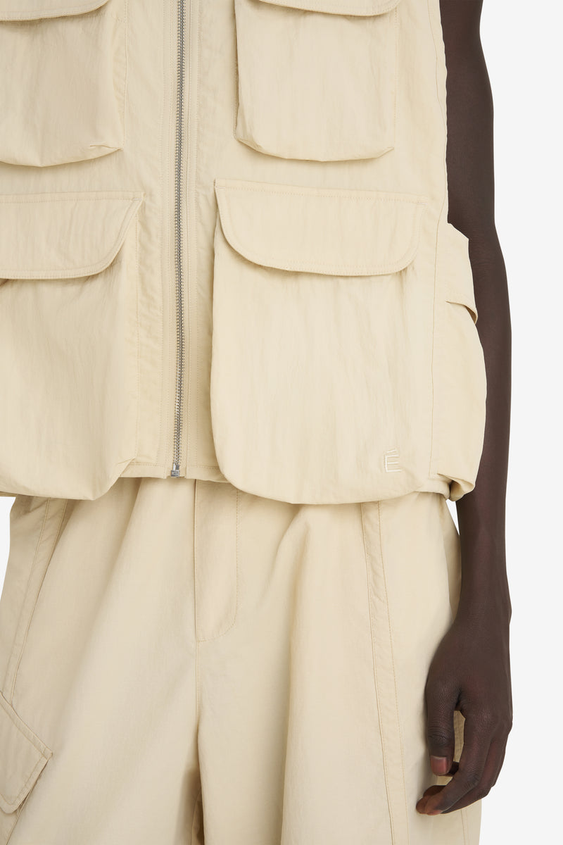MULTIPOCKET VEST CRÈME 5