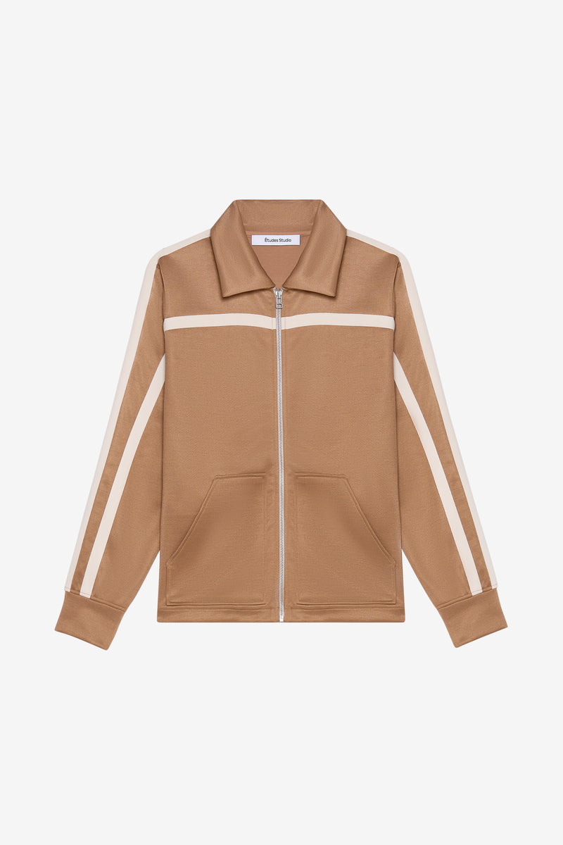 TRACKSUIT JACKET CAMEL 1
