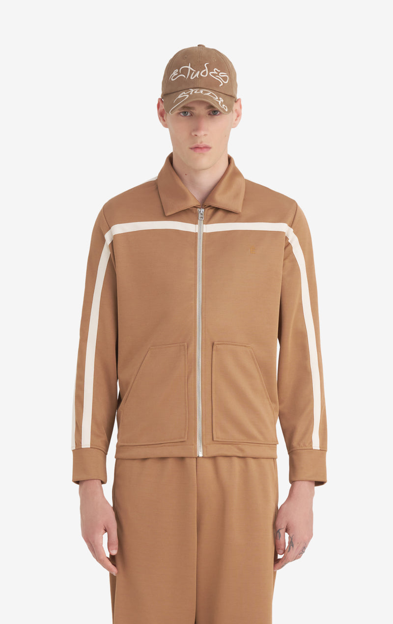TRACKSUIT JACKET XXS / CAMEL