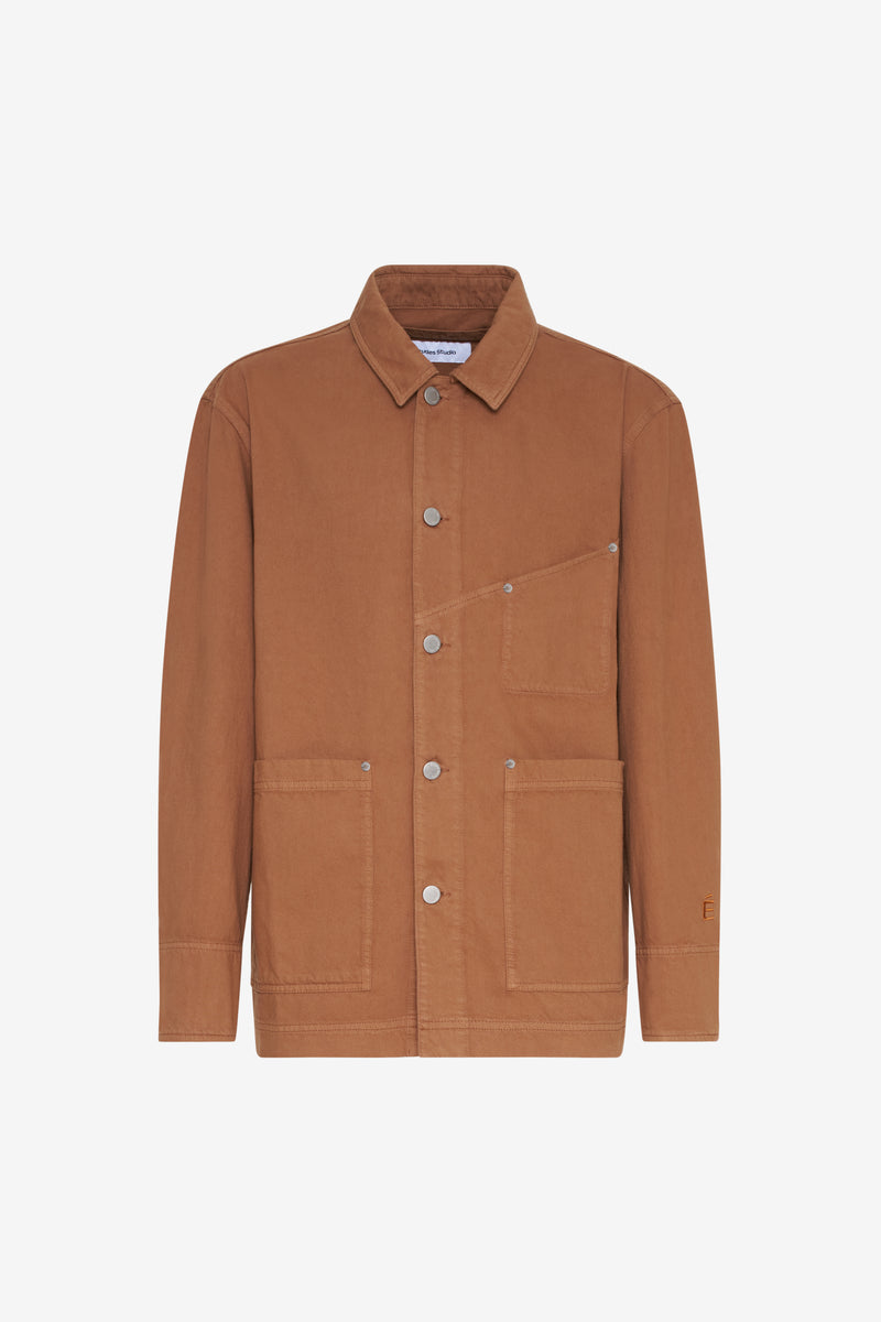 WORKER TWILL JACKET CAMEL 1