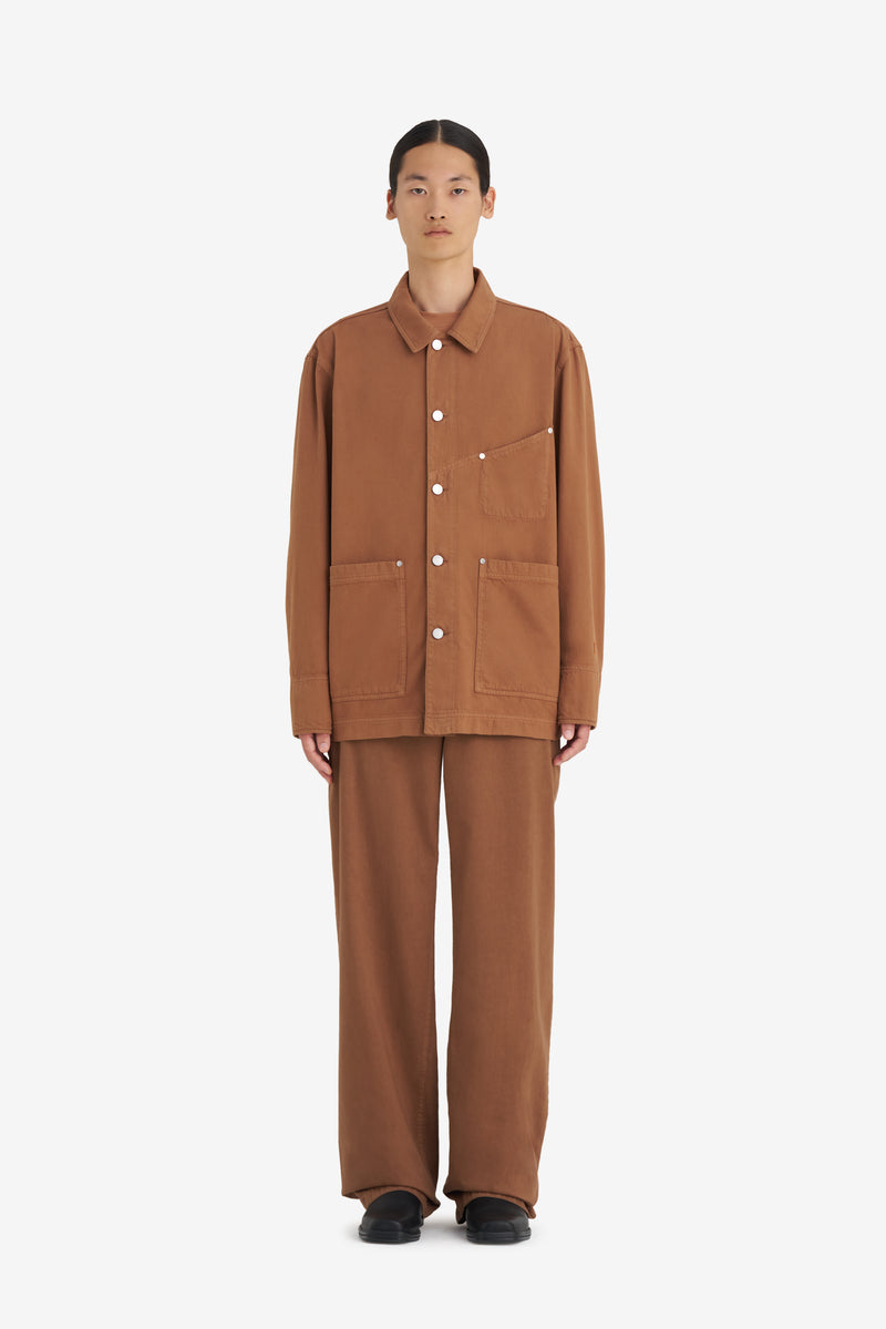 WORKER TWILL JACKET CAMEL 8