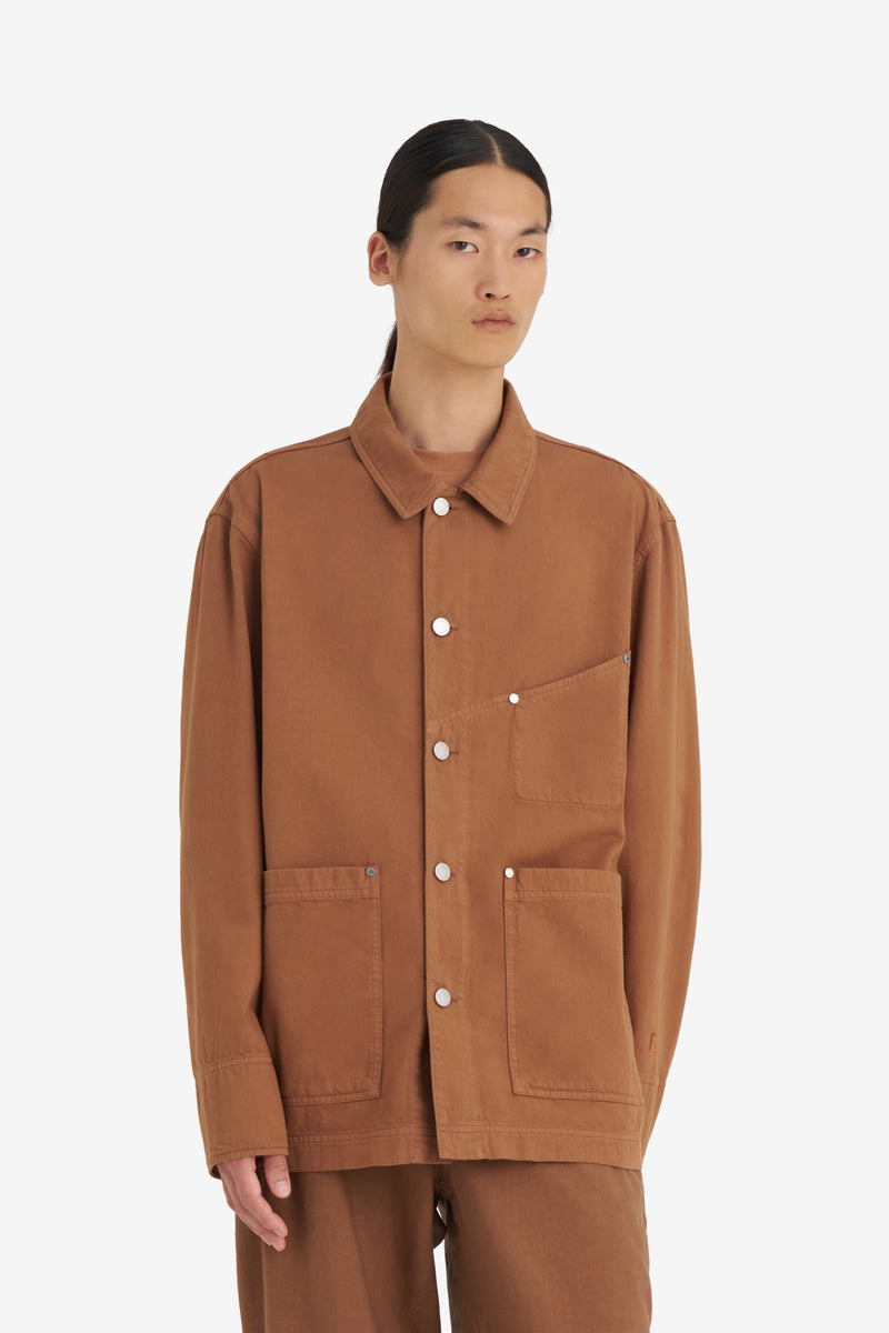 WORKER TWILL JACKET CAMEL 5