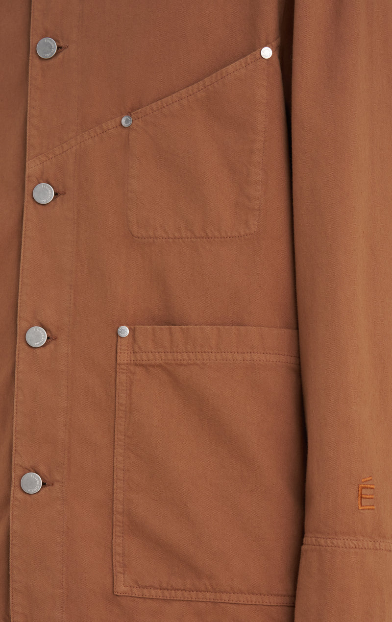 VESTE OUVRIÈRE EN SERGÉ 42 / CAMEL