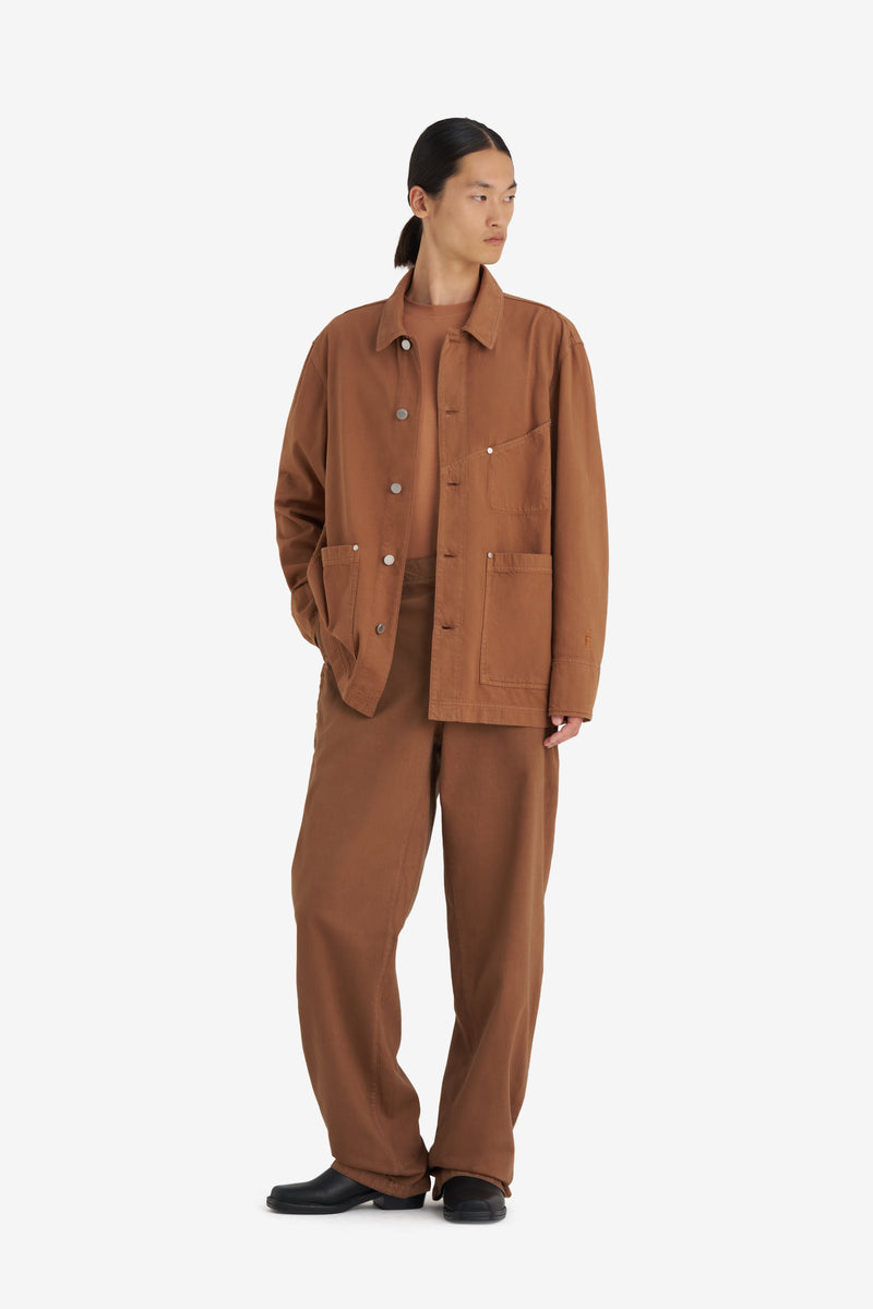 WORKER TWILL JACKET CAMEL 7