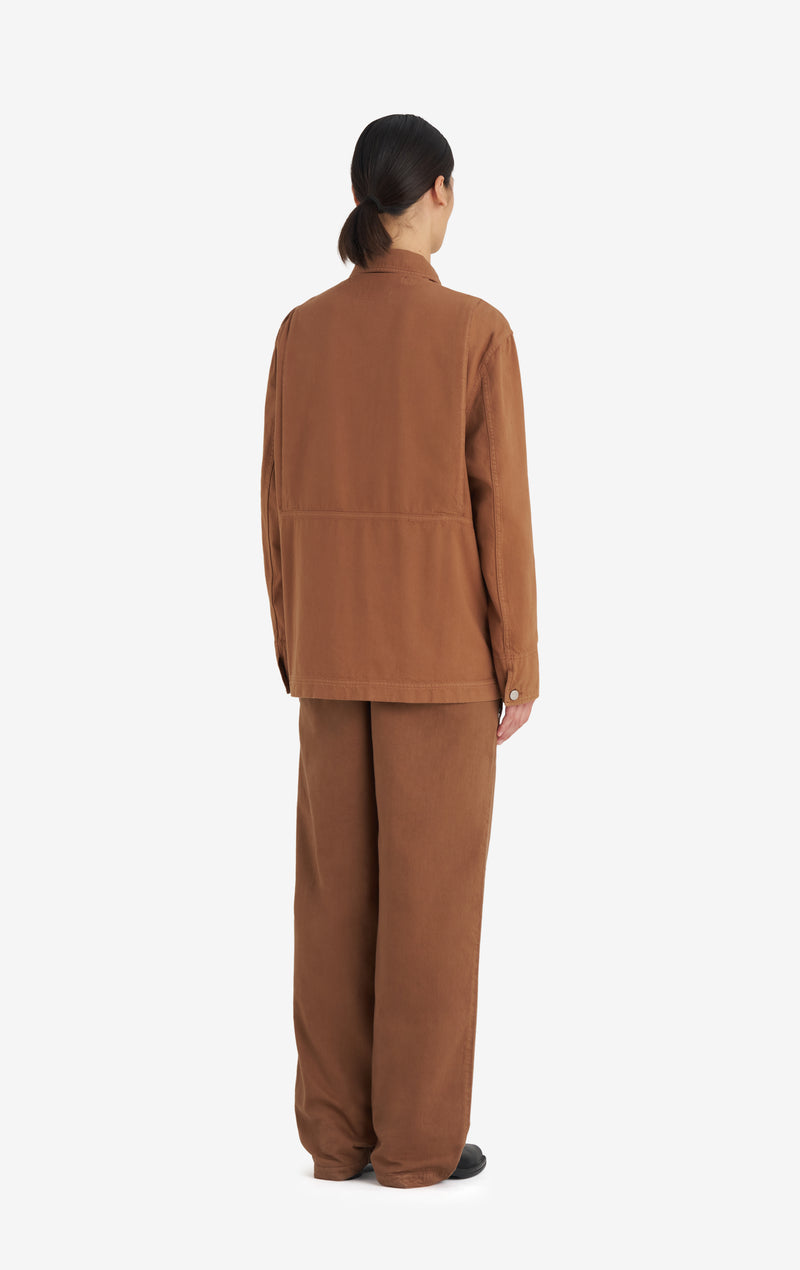 VESTE OUVRIÈRE EN SERGÉ 42 / CAMEL