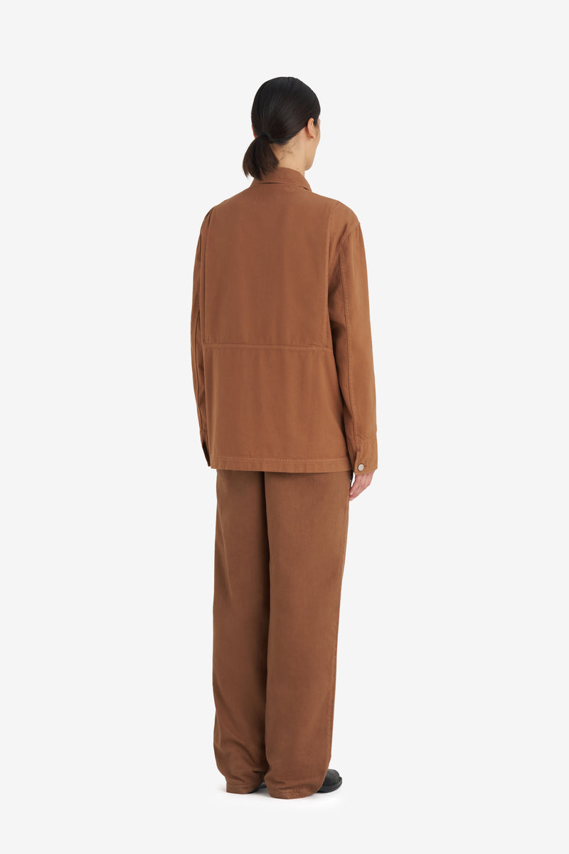 WORKER TWILL JACKET CAMEL 11