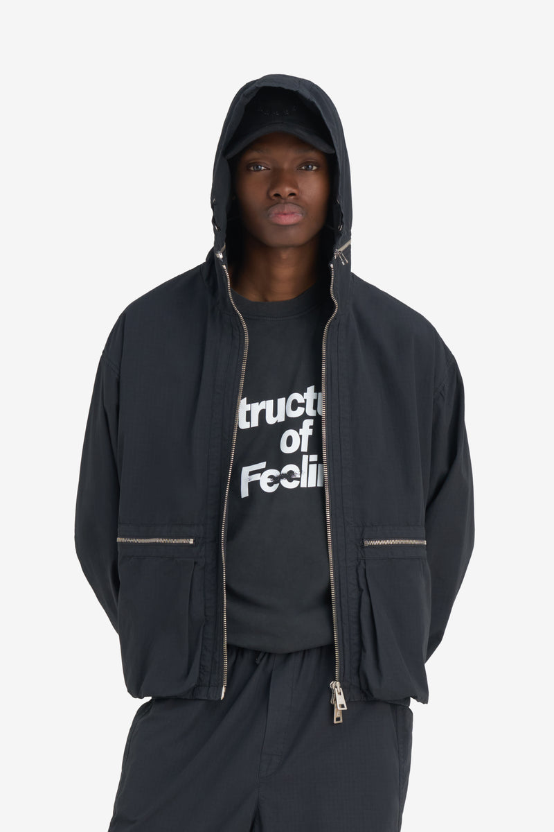 HOODED BLOUSON ANTHRACITE 3