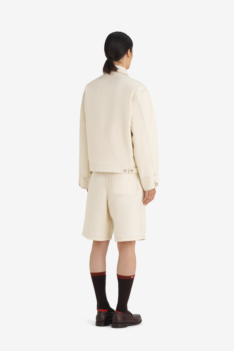 BOXY ZIPPED JACKET OFF WHITE 11
