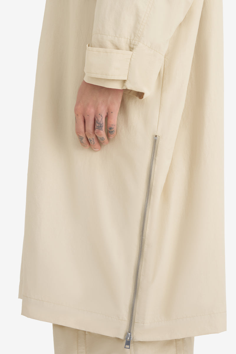 NYLON OVERCOAT CREAM 5