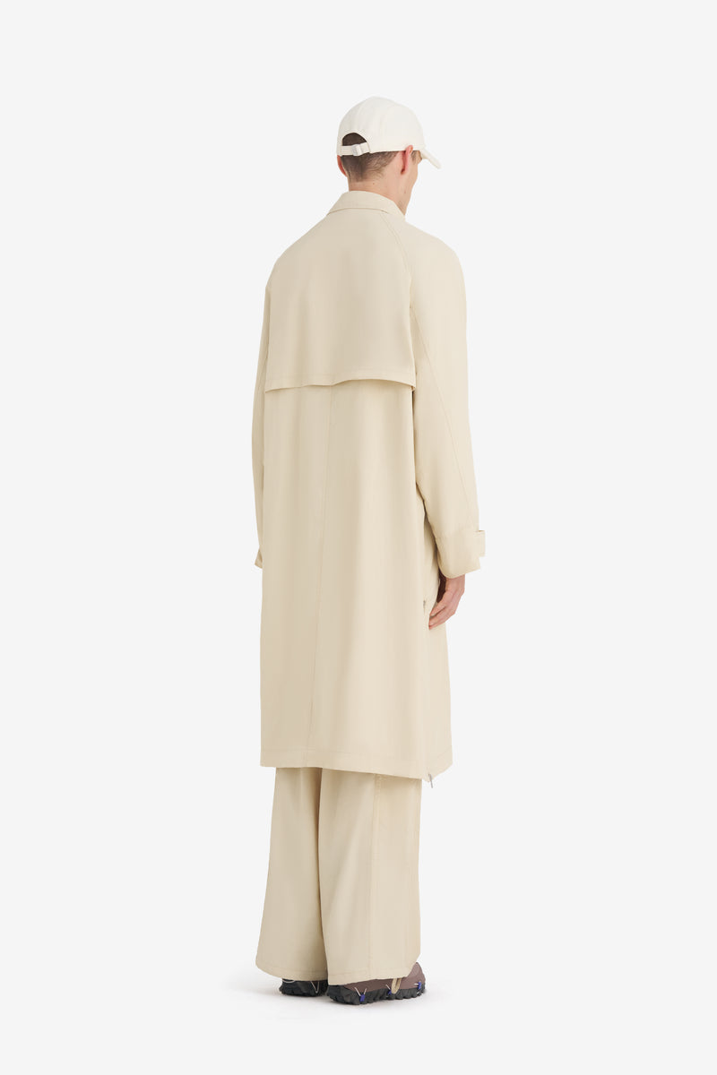 NYLON OVERCOAT CREAM 7