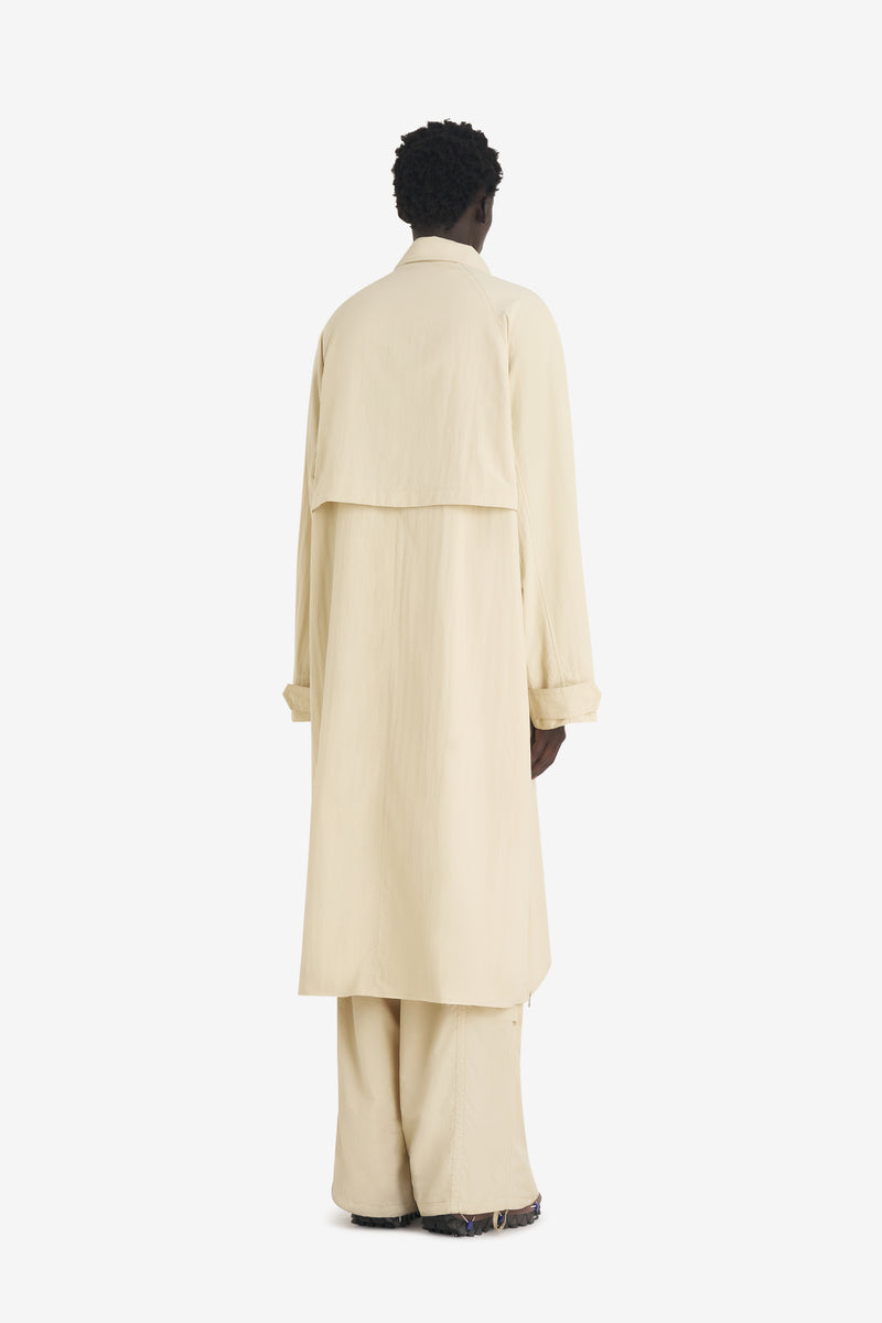NYLON OVERCOAT CREAM 4