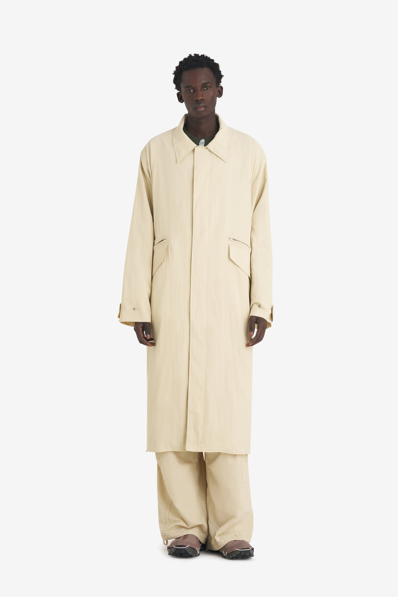 NYLON OVERCOAT CREAM 6