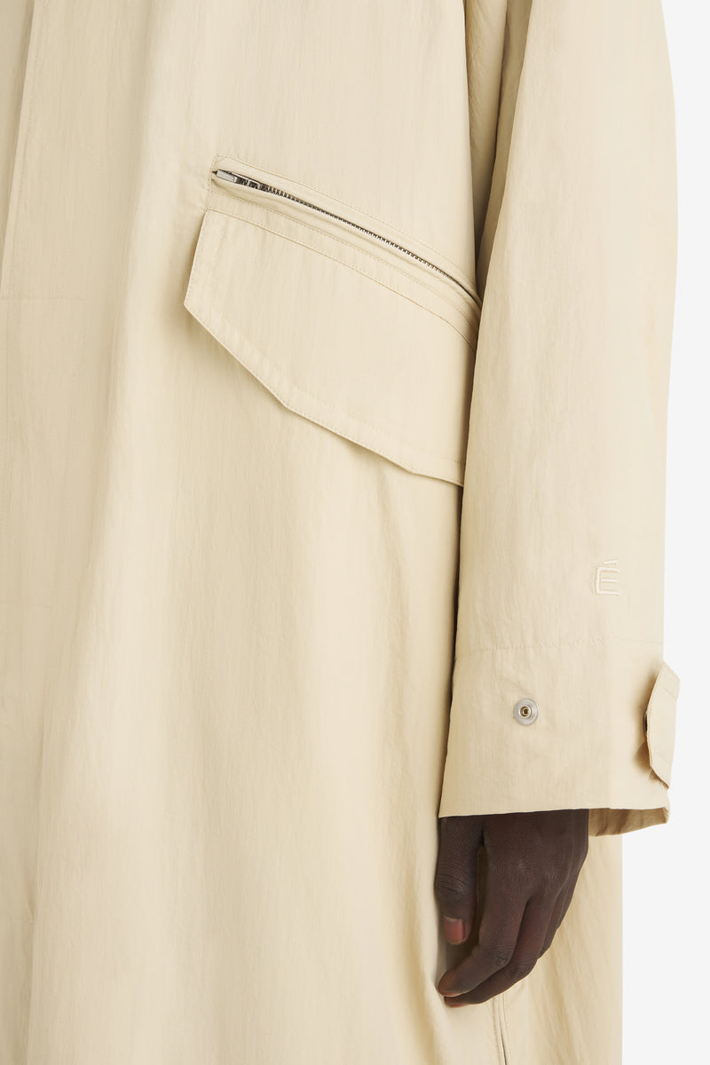 NYLON OVERCOAT CREAM 7