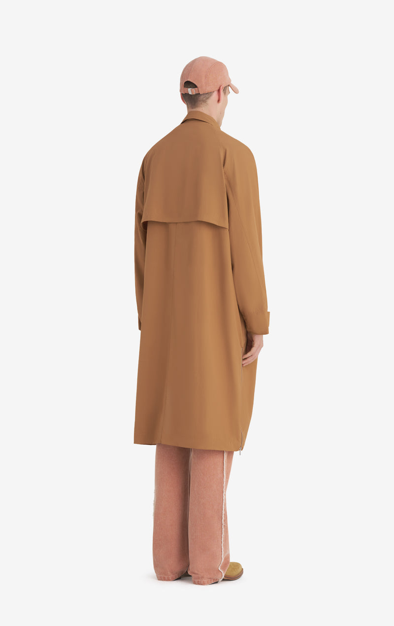 NYLON OVERCOAT 42 / CAMEL