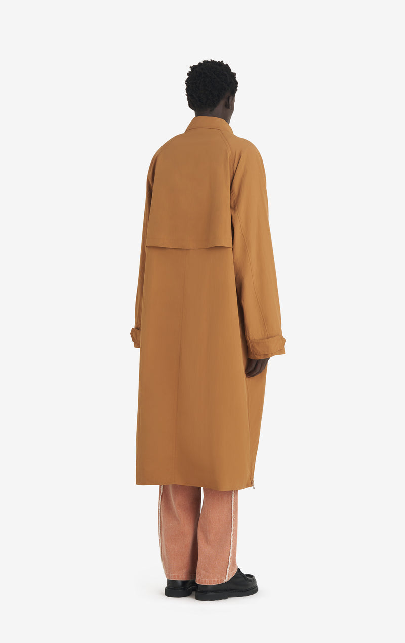 NYLON OVERCOAT 42 / CAMEL