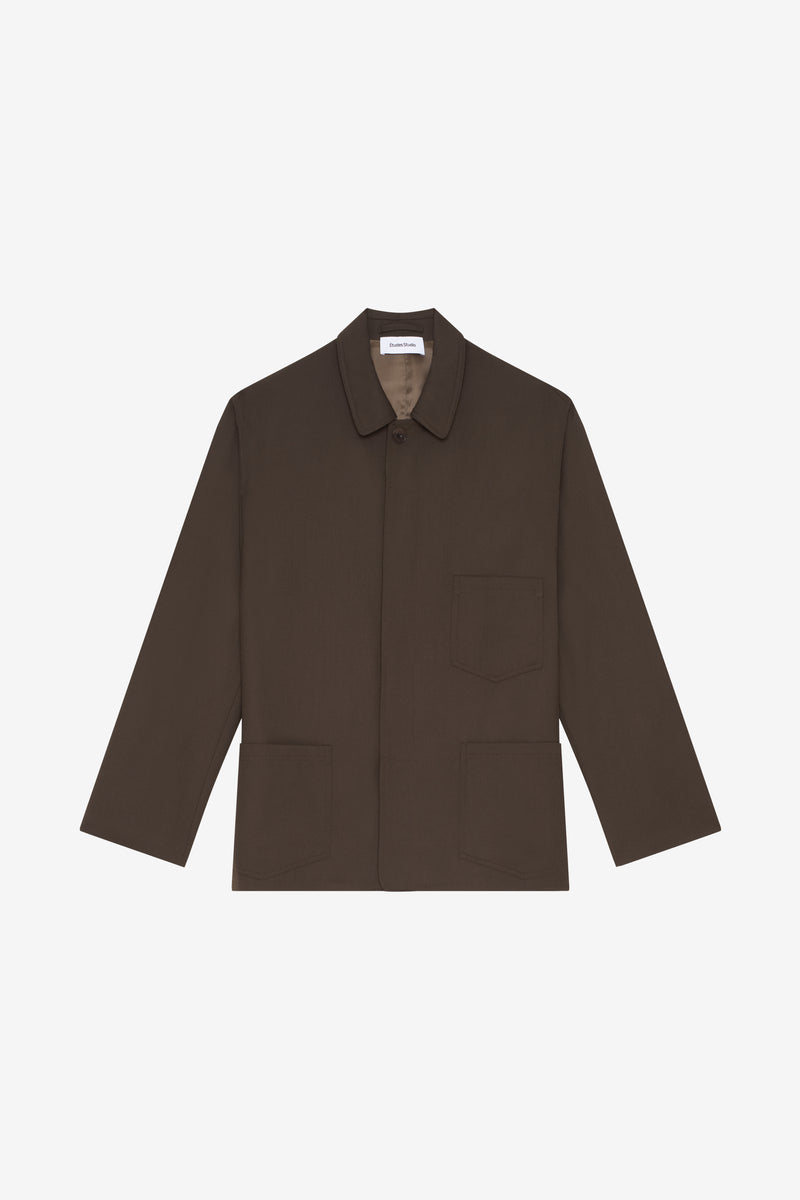 DRESS UP WORKER JACKET MARRON NSP 1