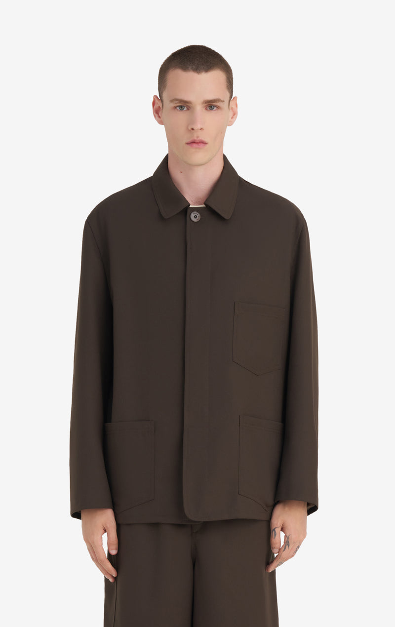 DRESS UP WORKER JACKET 42 / DK BROWN