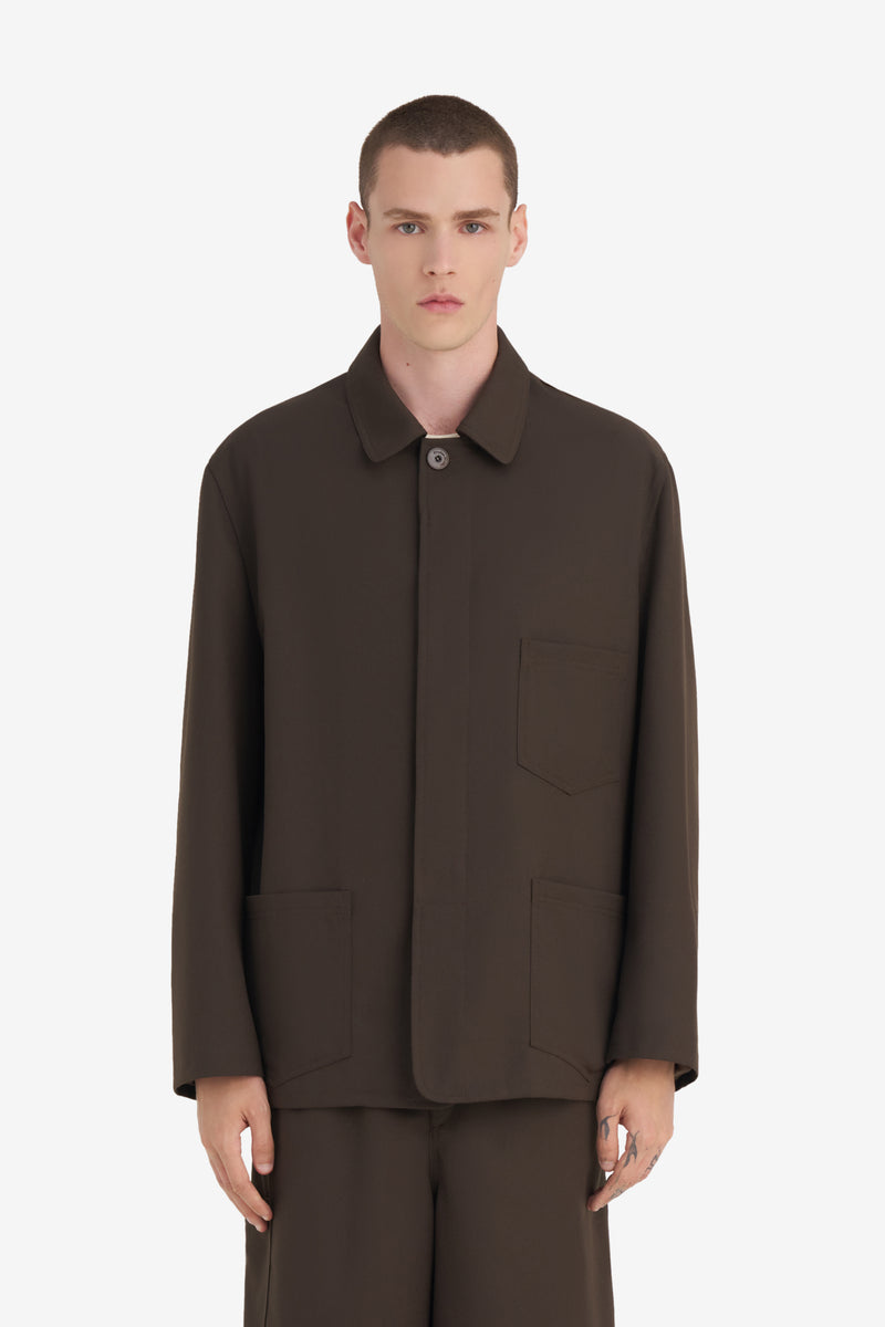 DRESS UP WORKER JACKET MARRON NSP 2