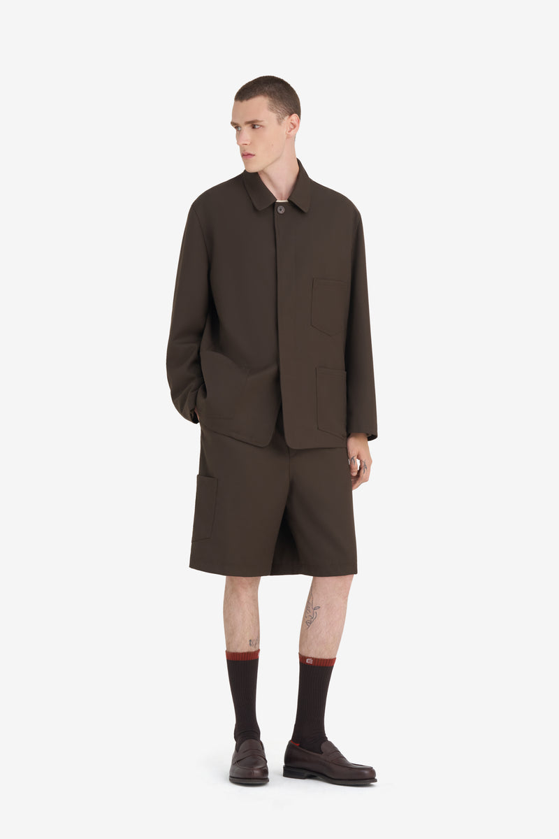 DRESS UP WORKER JACKET MARRON NSP 5