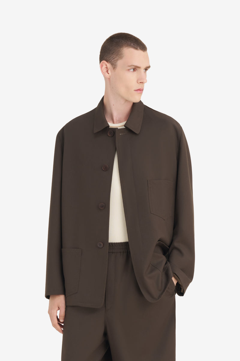 DRESS UP WORKER JACKET MARRON NSP 3