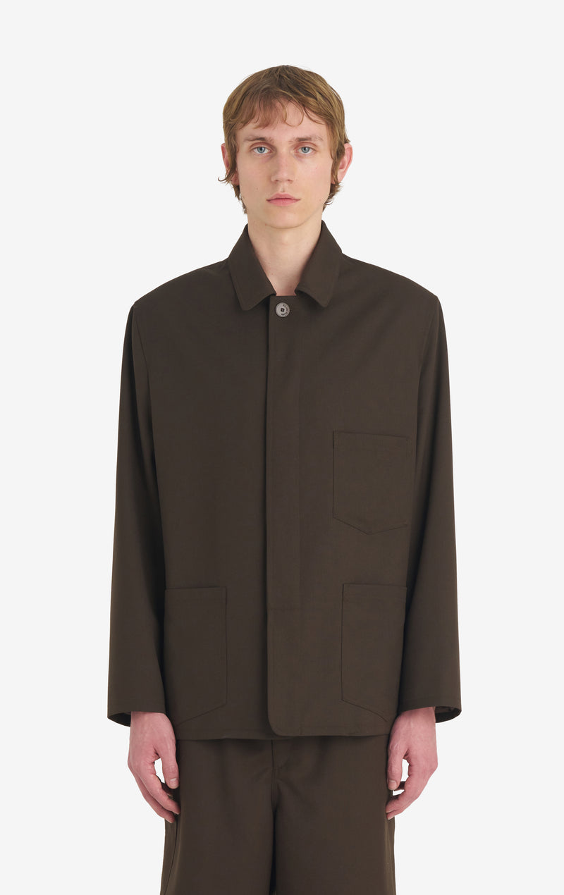 DRESS UP WORKER JACKET 42 / DK BROWN