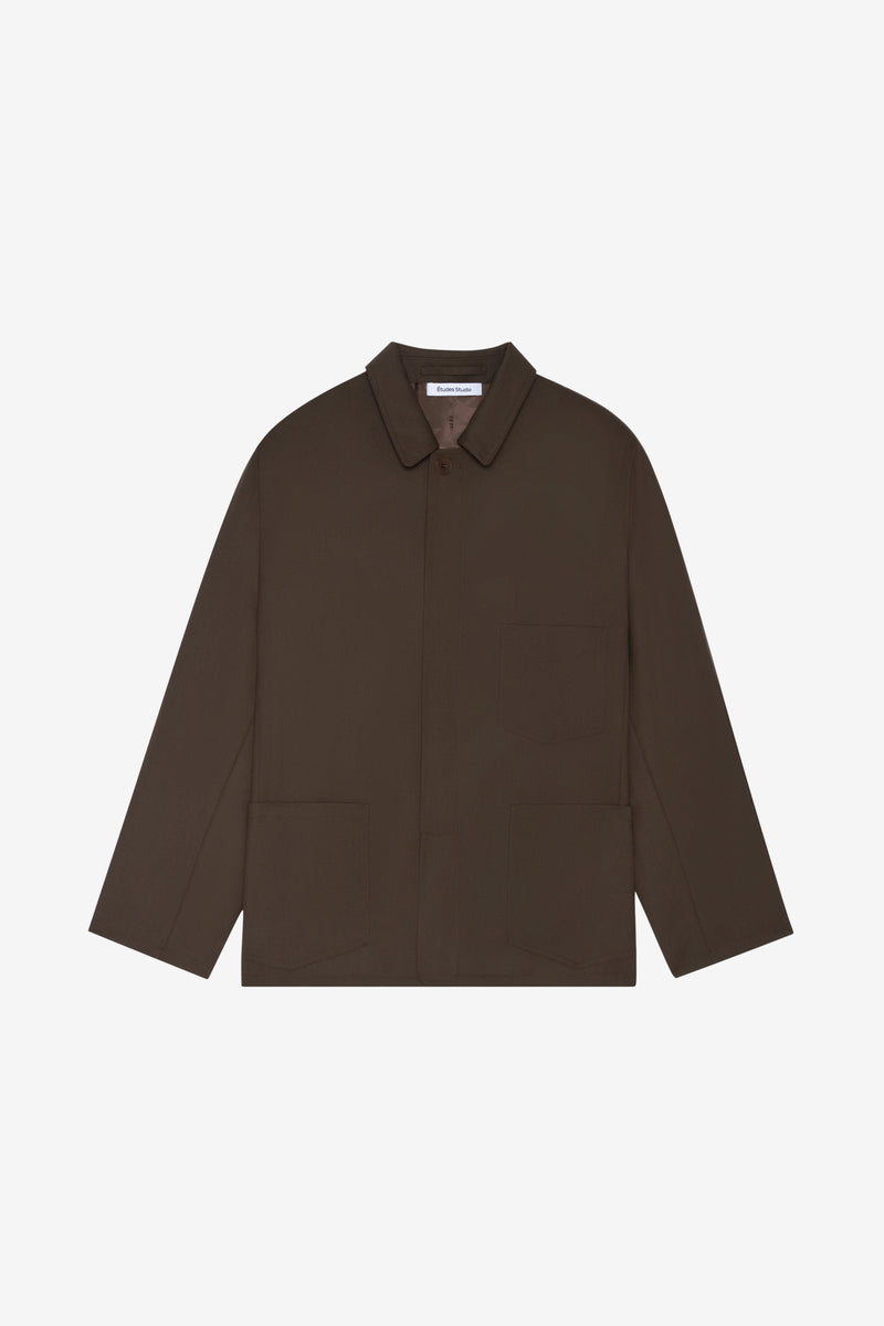 DRESS UP WORKER JACKET DK BROWN 1